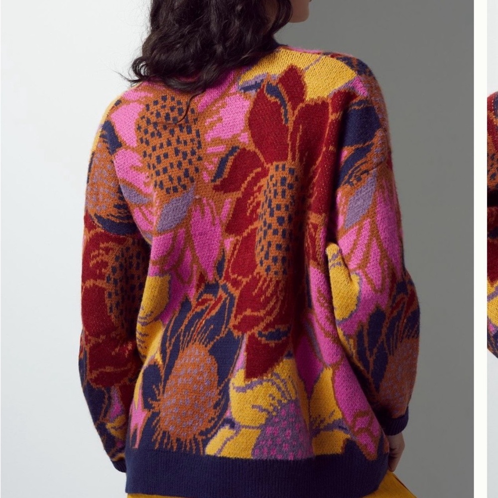 Farm Rio Tuileries Floral Cardigan - Picture 2 of 4